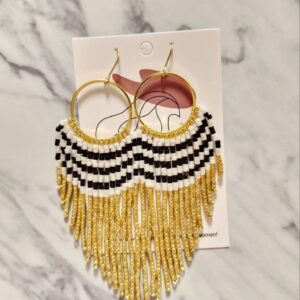 Pendientes Artesanales de Flecos